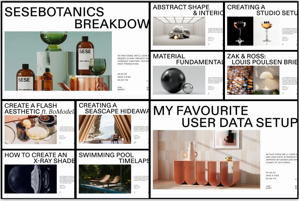 Redshift产品渲染-Ross Mason会员频道