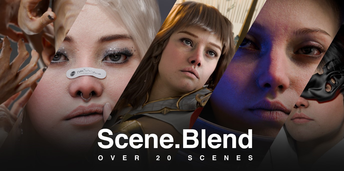 24个超写实场景角色工程