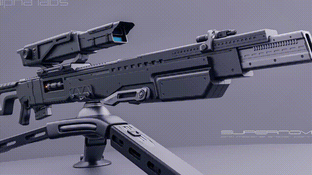 Blender 中的科幻武器设计 – 重制版